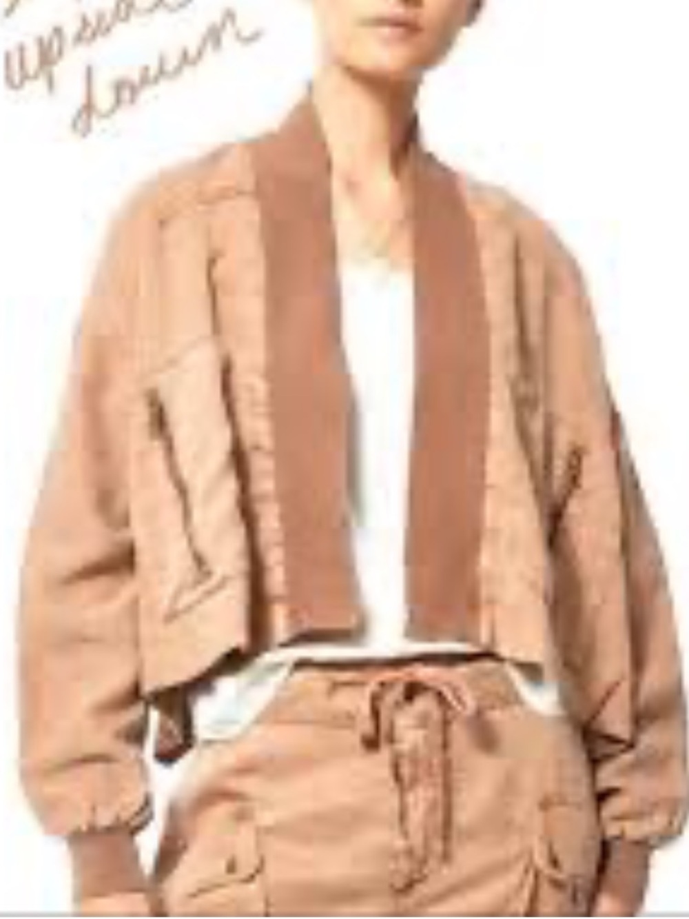 Young Fabulous & Broke womans bomber jacket oversized XS